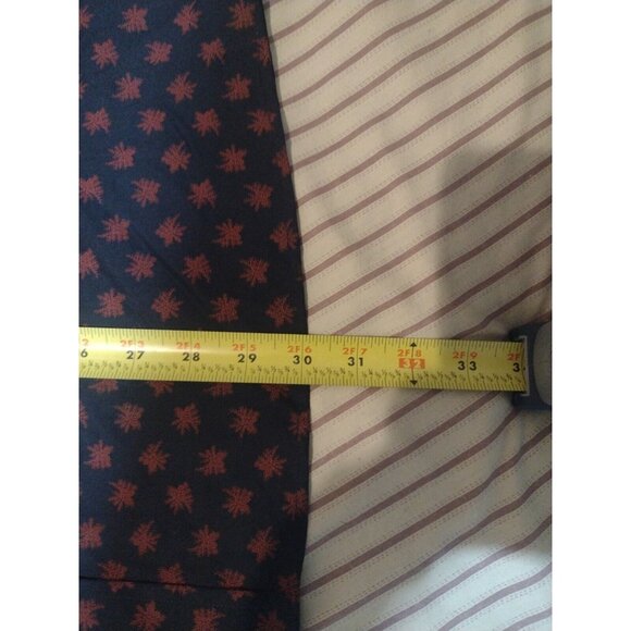 Rowm Big Men’s Blue Red Long Sleeve Casual Floral Shirt Size 2XB New MSRP $59 - Picture 14 of 14